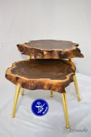 ست عسلی روستیک ( چوب گردو )