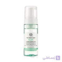فوم شستشوی صورت الوئه ورا بادی شاپ در حجم 150میلی لیتر ا body shop Aloe vera face wash 150ml