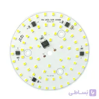 ال ای دی 50 وات 220 ولت گرد سفید مهتابی قطر 100 میلیمتر Shine