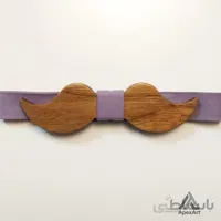 پاپیون چوبی طرح ساویس مدل سیبیل