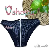 شورت لاتکس زیپ دار