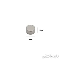 آهنربا نئودیمیوم دیسکی 3*5 میلیمتر گرید 42