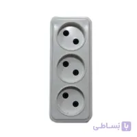 3 خانه برق بدون ارت دوشاخدار باخ الکترونیک مدل k3