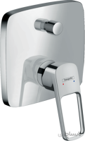 شیر حمام توکار هانس گروهه مدل Logis Loop کد KH1045 - با مغزی ا Hansgrohe Logis Loop Single lever bath mixer for concealed installation