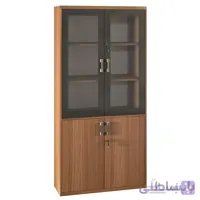 کمداداری کتابخانه قابدار - ایرانیان چوب