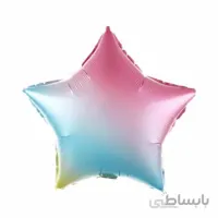 بادکنک فویلی ستاره رنگین کمان مدل STF240