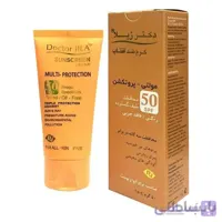 کرم ضد آفتاب مولتی پروتکشن SPF50 دکتر ژیلا ا Doctor Jila Tinted Sunscreen Cream Multi Protection SPF50
