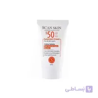 کرم ضد آفتاب بی رنگ اسکن اسکین اس پی اف 50 مخصوص پوست خشک