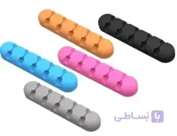 جمع کننده سیم دسکتاپ اوریکو مدل سی بی اس 5 ا کابل و مبدل اوریکو CBS5-5 5 in 1 Adhesive Desktop Cable Fixer Set