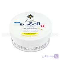 کرم کاسه ای مرطوب کننده دست و صورت آدرا حاوی روغن بابونه حجم 200 میلی لیتر