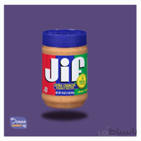 کره بادام زمینی کرانچی جیف ا EXTRA CRUNCHY PEANUT BUTTER jif