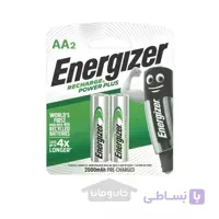 باتری قلمی شارژی AA پاورپلاس انرجایزر 2 عددی 2000 میلی آمپر Energizer