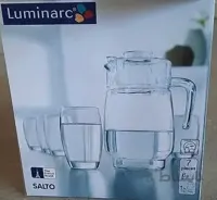 پارچ لیوان بلور ساده مدل سالتو لومینارک