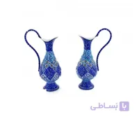 جفت پارچ میناکاری 16 سانتی