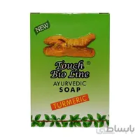 صابون لایه بردار و روشن کننده پوست زردچوبه bio line