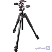 سه پایه Manfrotto 055 3-s Aluminum with 3-way pan/Tilt Head