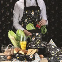 دمکن کشدار 3 تکه چاپی رزین تاژ طرح نیمرو