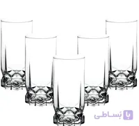 ست ۶ عددی لیوان پاشاباغچه طرح فوچر مدل ۴۱۴۴۲