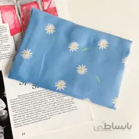 مینی اسکارف بابونه آبی
