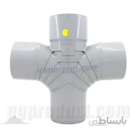 چهار راهی خم 90 درجه سه سر کوپله پلیمر گلپایگان