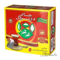 چای کیسه ای ساده 100 تایی دوغزال در کارتن 16 عددی ا doghazal 100