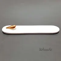 عودسوز مستطیل با پرنده طلا- سفید