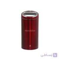 سطل استیل زباله اداری 45 لیتری قرمز