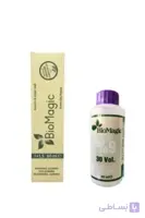 BioMagic رنگ مو کراتین آرگان بدون آمونیاک ۱۱-۲۱ کریستال زرد روشن کننده ۶۰ میلی لیتر رنگ + اکسیدان ۹۰ میلی لیتر