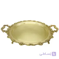 سینی گرد برنجی بزرگ ایران کادو مدل 102bl ا Irancadeu 102bl Brass Dish