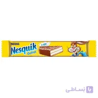 ویفر شکلاتی نسکوئیک نستله وزن 26 گرم ا Nestlé Nesquick chocolate wafer weighs 26 grams