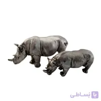 مجسمه کرگدن مجموعه 2عددی