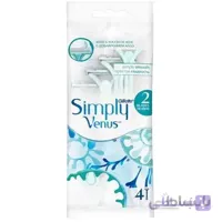 خود تراش ژیلت مدل Simply Venus بسته 4 عددی ا Gillette Simply Venus Disposable Razors x4