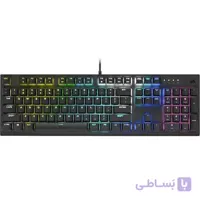 کیبورد مکانیکال گیمینگ کورسیر K60 RGB PRO Cherry Viola ا Corsair K60 RGB PRO Cherry Viola Mechanical Gaming Keyboard