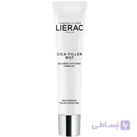 ژل کرم لیراک Lierac مدل سیکا فیلر مات Cica Filler Mat حجم ۴۰ میل| ضدچروک قوی و پرکننده خطوط پوست