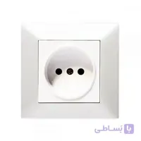 پریز برق محافظ دار آیسان مونتاژ کامل (جهان الکتریک)