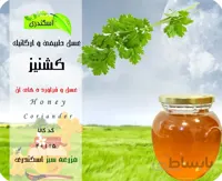 عسل گشنیز طبیعی و ارگانیک(مخصوص افراد دیابتی)