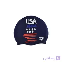 کلاه شنای ارنا مدل FLAGS SILICONE آمریکا ا new collection