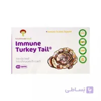 کپسول ایمیون ترکی تیل ماشروم مد 60 عدد ا Mushroom Med Immune Turkey Tail 60 Caps