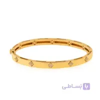 دستبند النگویی طلا طرح روبرتو کوین کد CB446