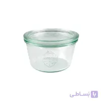 ظرف شیشه ای در دار Weck 370ml مدل ۷۴۱