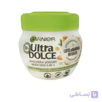 ماسک مو گارنیه مدل Latte Mandorla حجم 300 میل