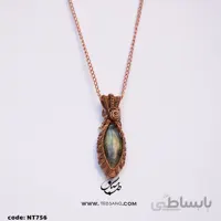 گردنبند زنانه سنگ لابرادوریت NT-756