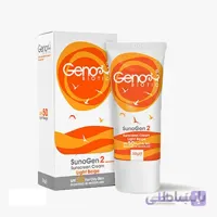 ضد آفتاب ژنو spf50 بژ روشن فاقد چربی