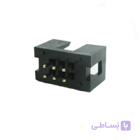 باکس هدر 6 پین نری صاف 2.54 میلیمتر