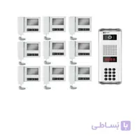 درب بازکن تصویری تک نما مدل D43-13V مجموعه 14 عددی
