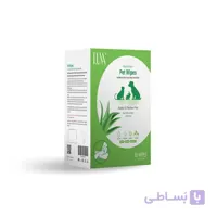 دستمال مرطوب بدن سگ و گربه ساشه ای کوچک 50 عددی Luna