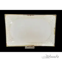 دیس بزرگ ( دیس 38) چینی تقدیس قالب شارلوت گل آرایی آرمیتاژ طلا