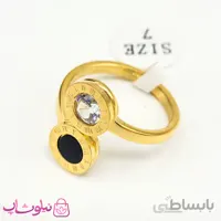 انگشتر زنانه استیل طرح بولگاری