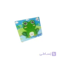 پازل چوبی طرح قورباغه
