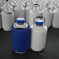 فلاسک نیتروژن 10 لیتری سفید دو درب